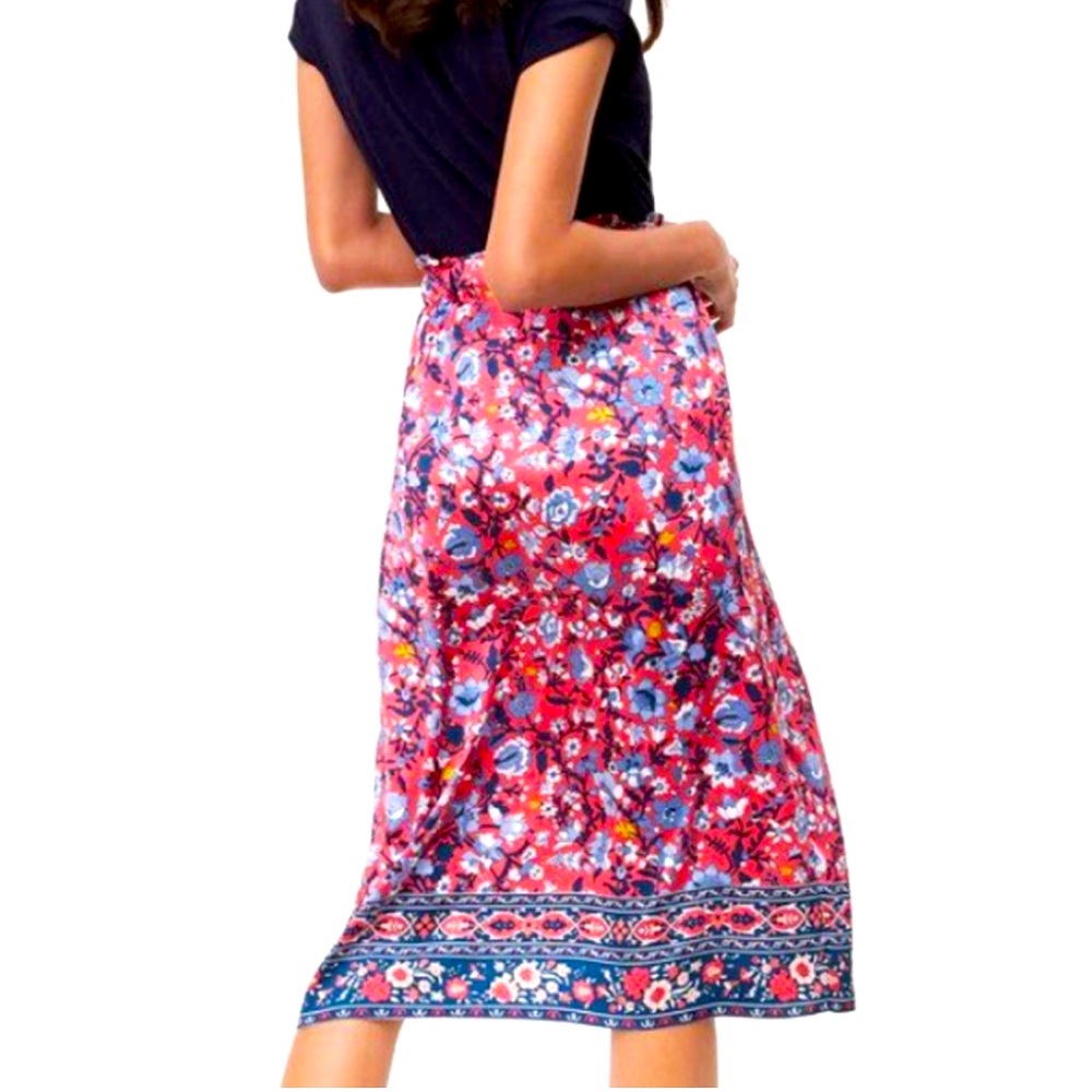 Gorgeous floral wrap skirt midi length